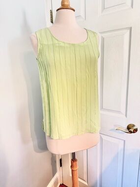 Diane Gilman Silk Beaded Blouse